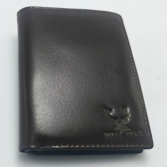 Man Wallet Dark Brow Leather