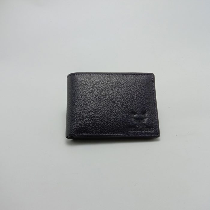 Man Wallet Blue Leather